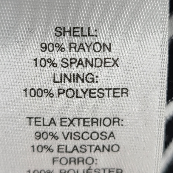 Chico's Black White Stripe Maxi Dress Small - Picture 6 of 7